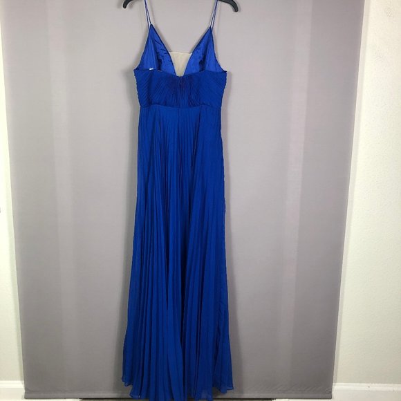 Jill Jill Stuart Pleated Empire Waist Gown Size 6 - Picture 7 of 12